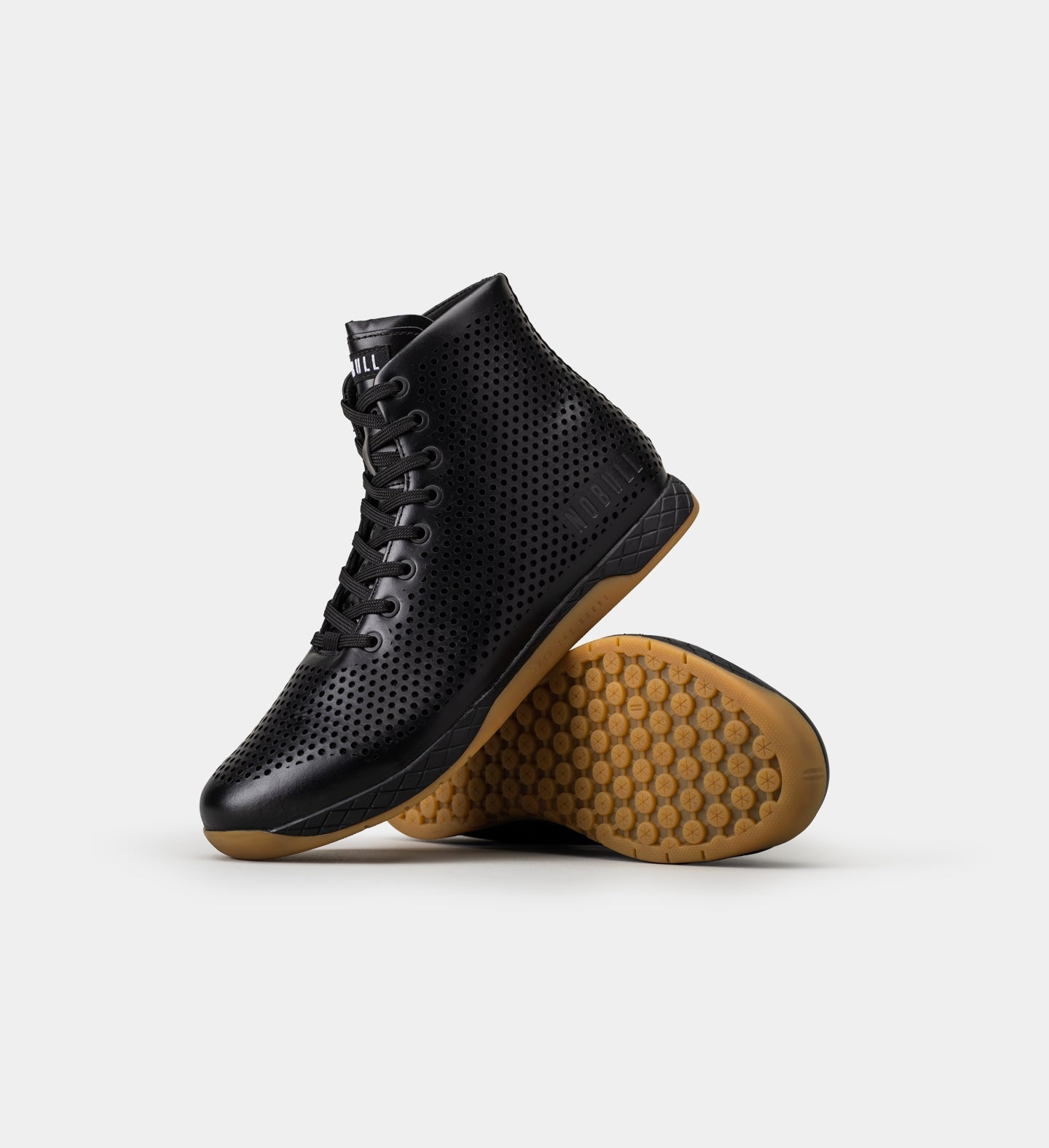 Women's High-Top Leather Trainer