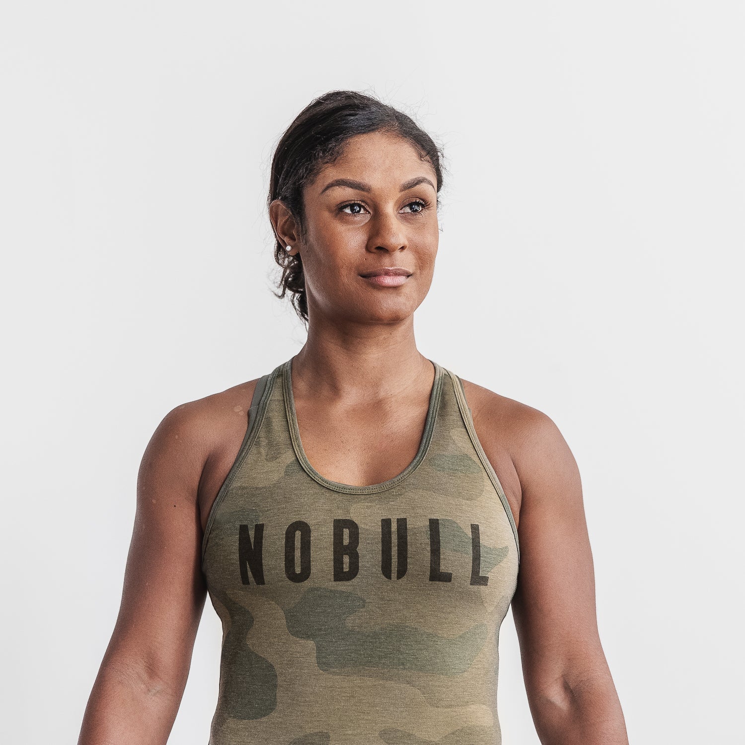 Women's Camo NOBULL Racerback Tank