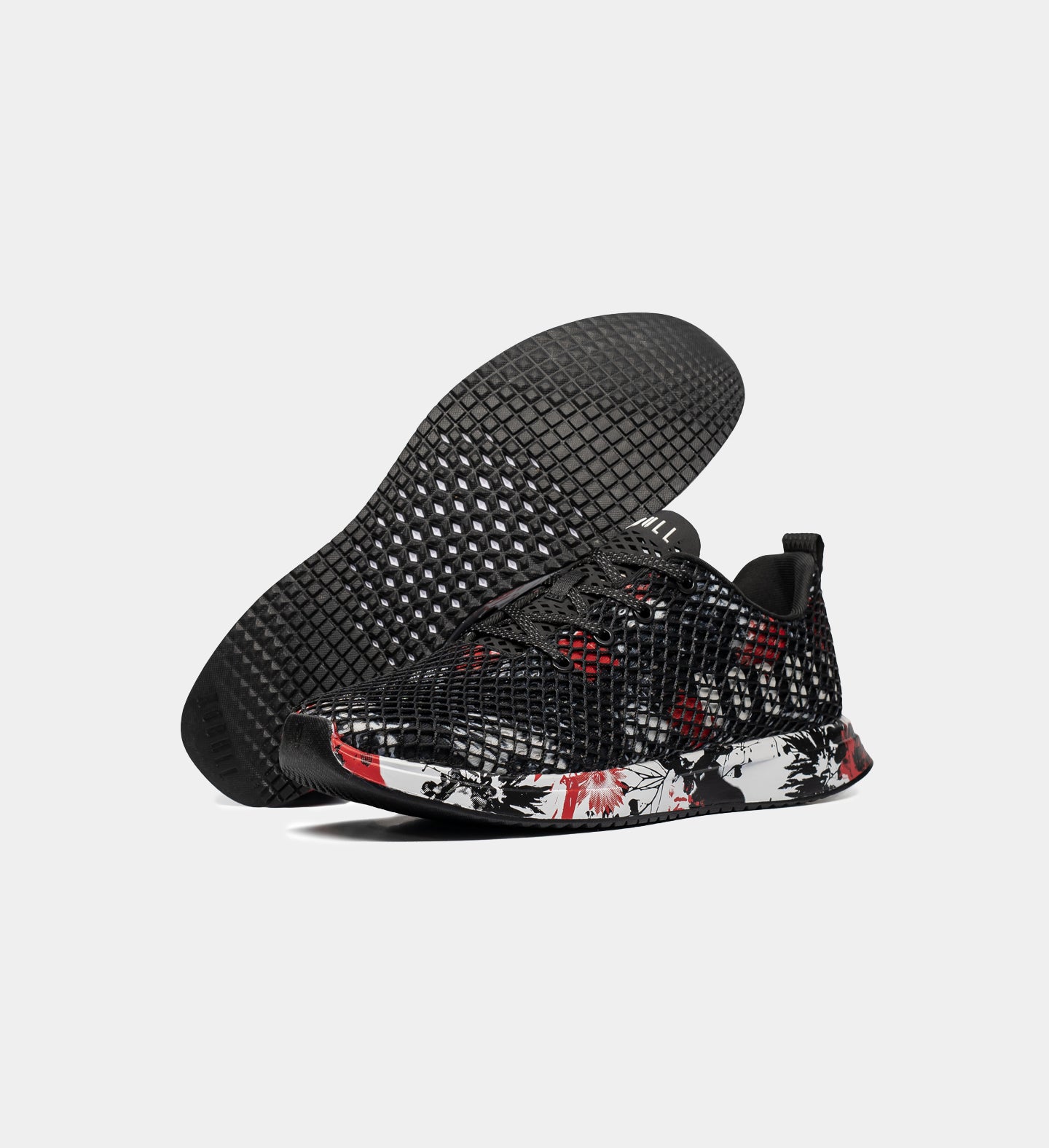 Women's Floral Mesh Runner