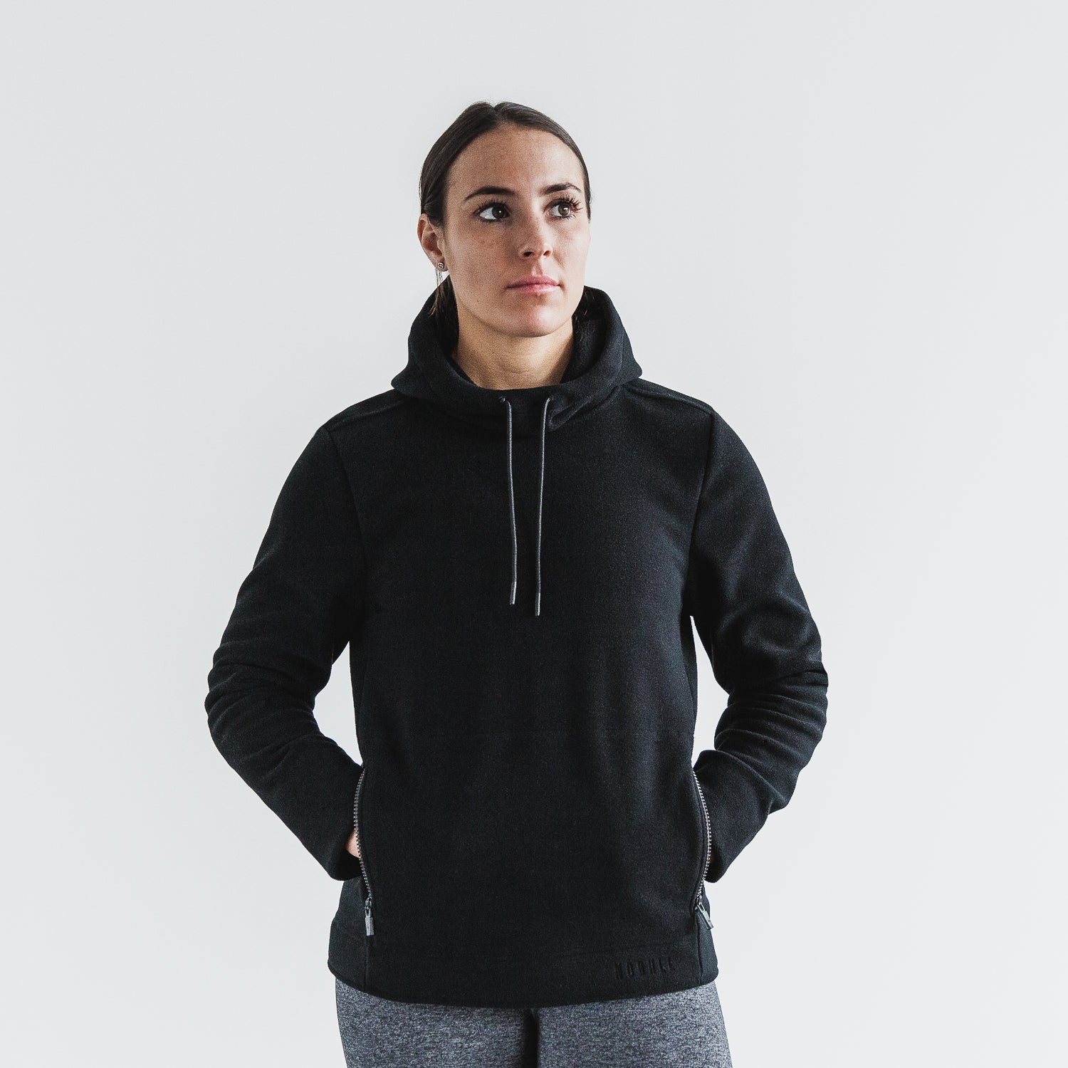 WOMEN'S POLARTEC® WIND PRO® ARCTIC PULLOVER HOODIE | BEIGE | NOBULL