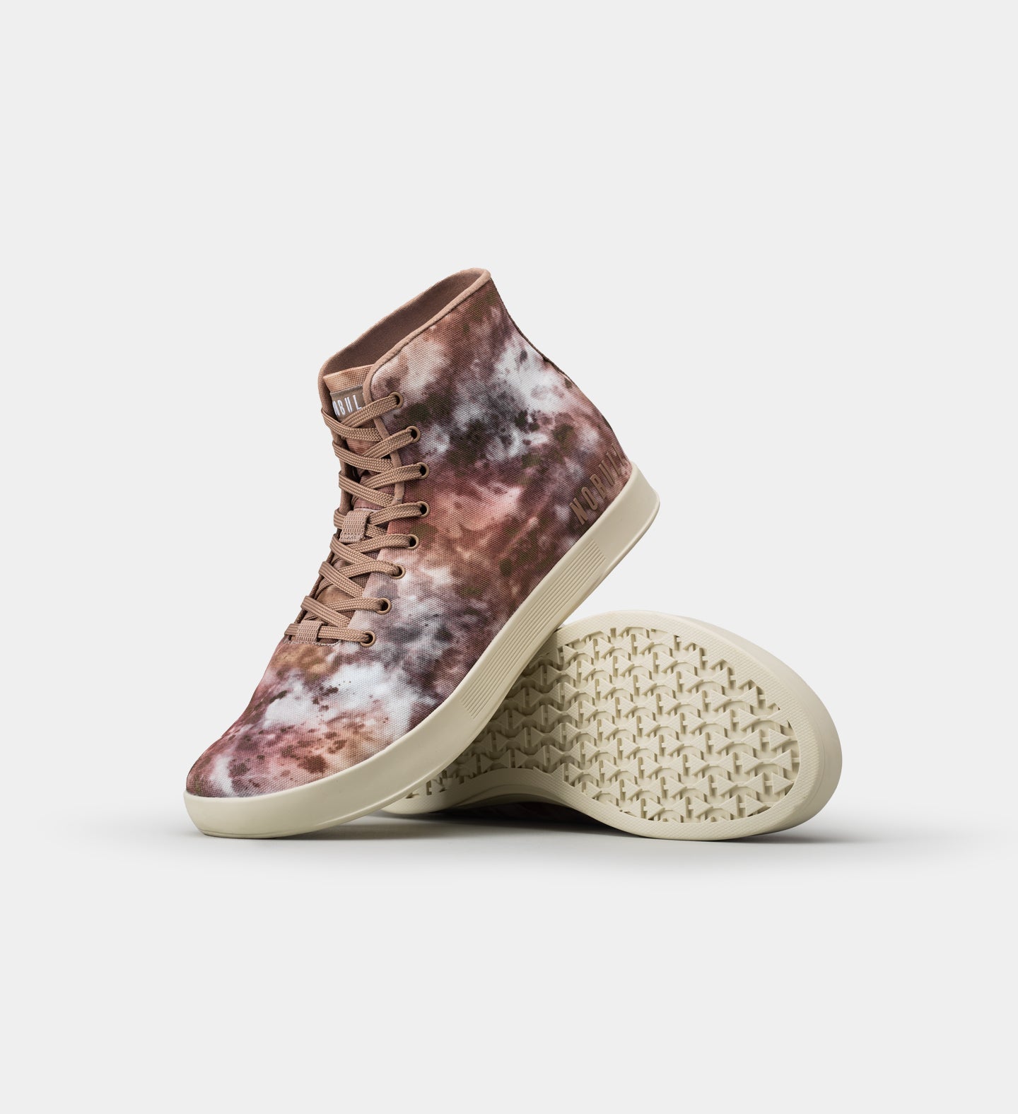 Men's Tie-Dye High-Top Canvas Trainer