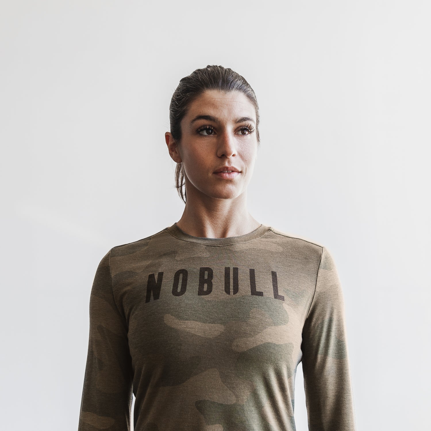 Women's Camo NOBULL Long Sleeve Tee