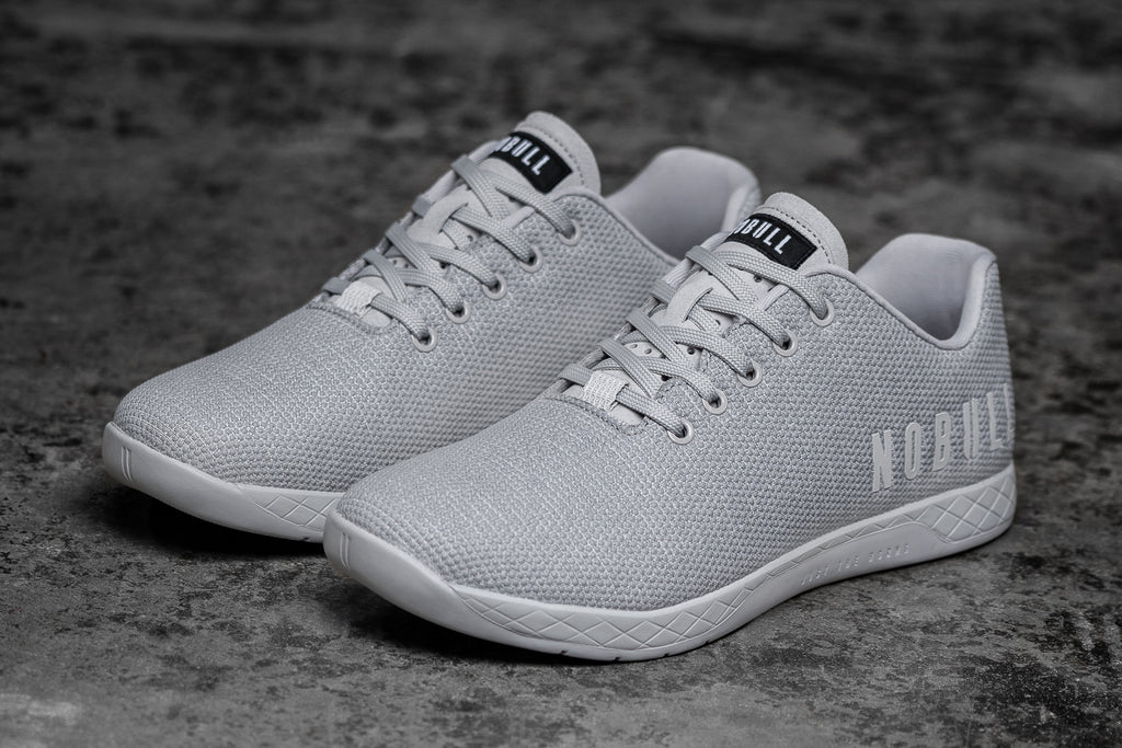 nobull grey heather trainer