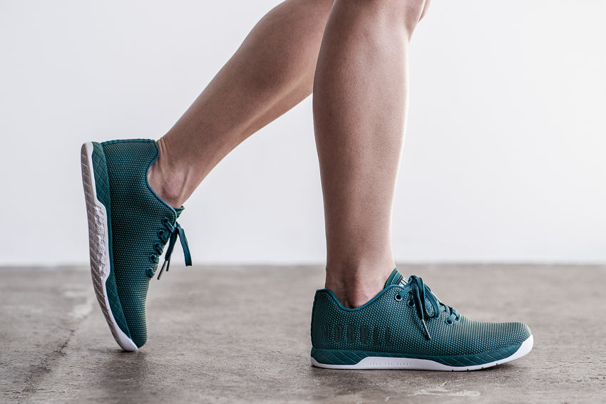 teal trainers womens
