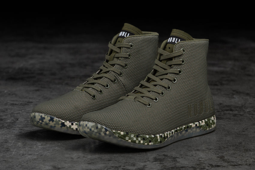 nobull army canvas trainer