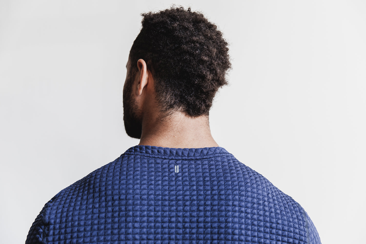 MEN'S QUILTED CREW PULLOVER