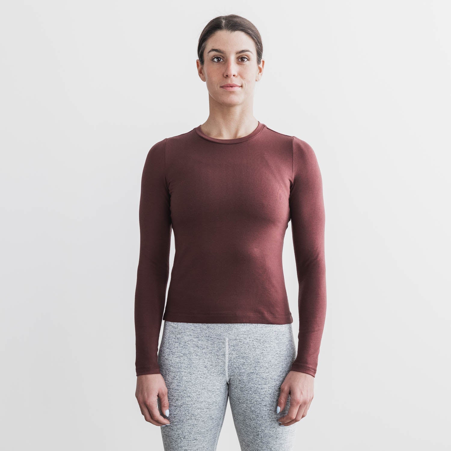 Women's Blended Merino Wool Long Sleeve Tee