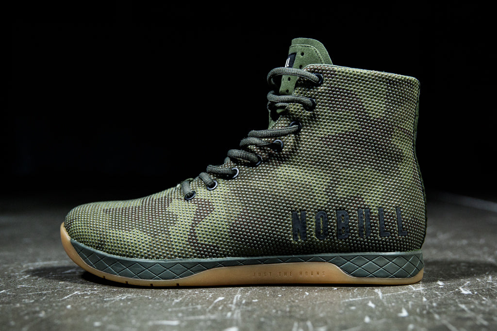 HIGH-TOP ARMY CAMO TRAINER (MEN'S)– NOBULL