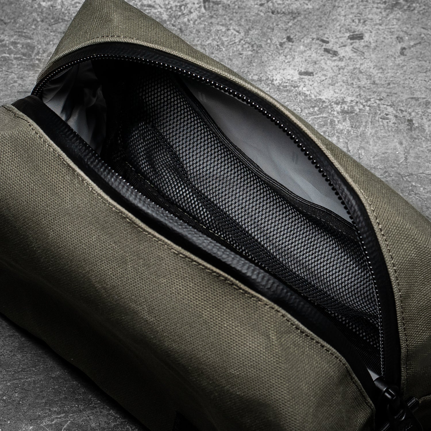 Waxed Canvas Kit Bag