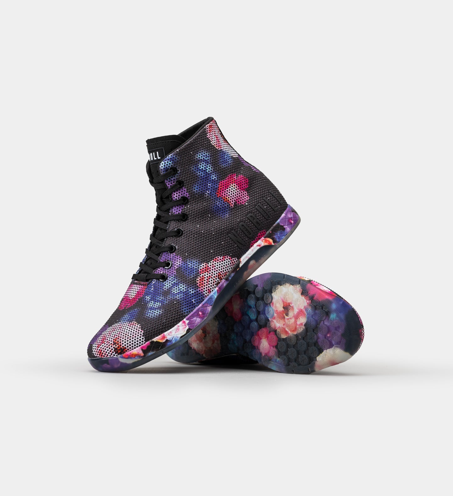 Women's Floral High-Top Trainer