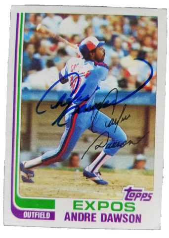 2003 Donruss Signature Series Andre Dawson Autographed Card Montreal Expos  /100 – All In Autographs