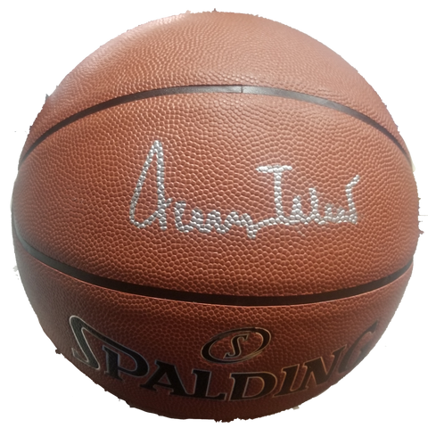 DJ Mbenga Los Angles Lakers Signed Basketball – All In Autographs