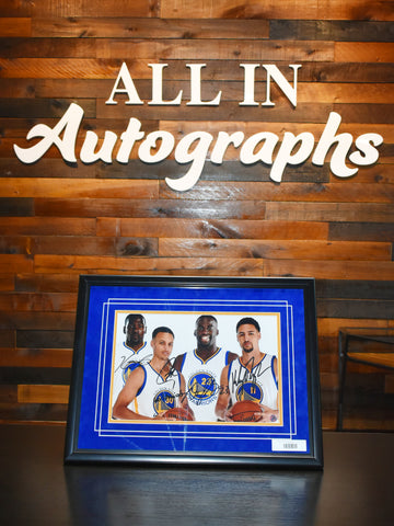 Draymond Green, Klay Thompson, Steph Curry Golden State Warriors '22 NBA  Champions 8x10 Framed Photo - Dynasty Sports & Framing