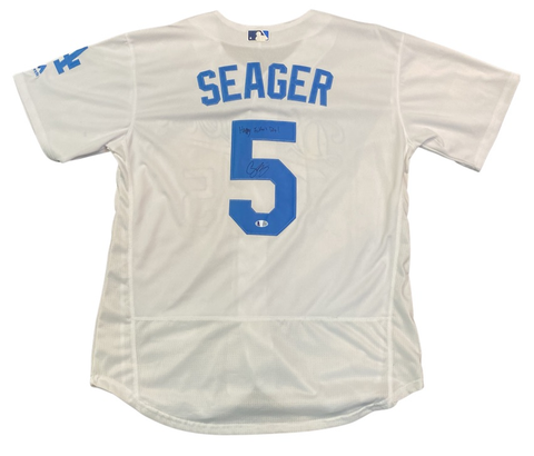 Joc Pederson Los Angeles Dodgers Autographed Jersey - White - JSA