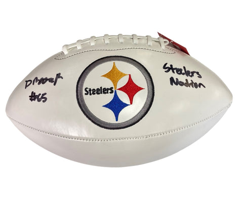 Pittsburgh Steelers #86 Hines Ward Autographed Wilson NFL 'The Duke'  Authentic Game Football