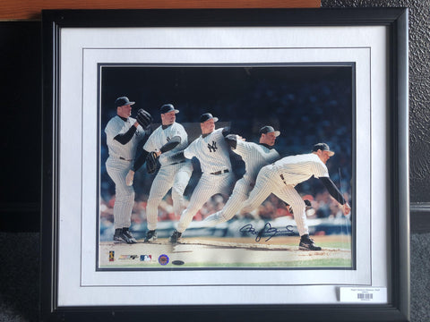 Mickey Mantle & Joe DiMaggio Signed Yankees 20x24 Custom Matted Photo  Display (Beckett LOA)