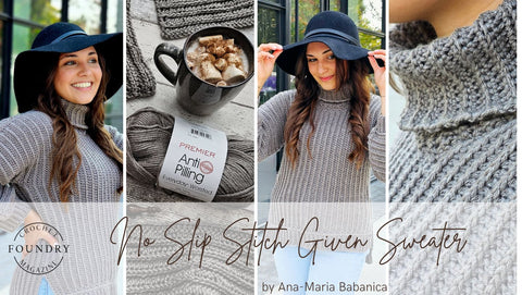 No Slip Stitch Given Sweater Ana-Maria Babanica