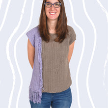 Load image into Gallery viewer, Never Enough Fringe Tee PDF Crochet Pattern by Mary Beth Cryan
