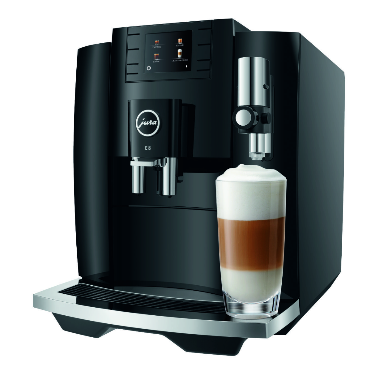 Aan boord koud trechter Jura E8 Piano Black (NAA) - Automatic Espresso and Coffee Machine - 20 –  Designandgrace