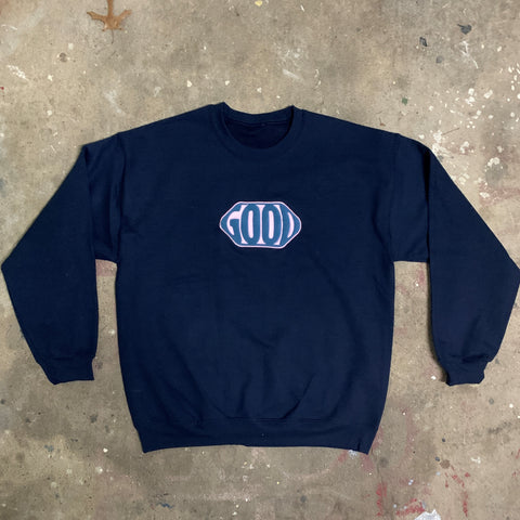 Good block logo embroidered sweatshirt(late 2021)