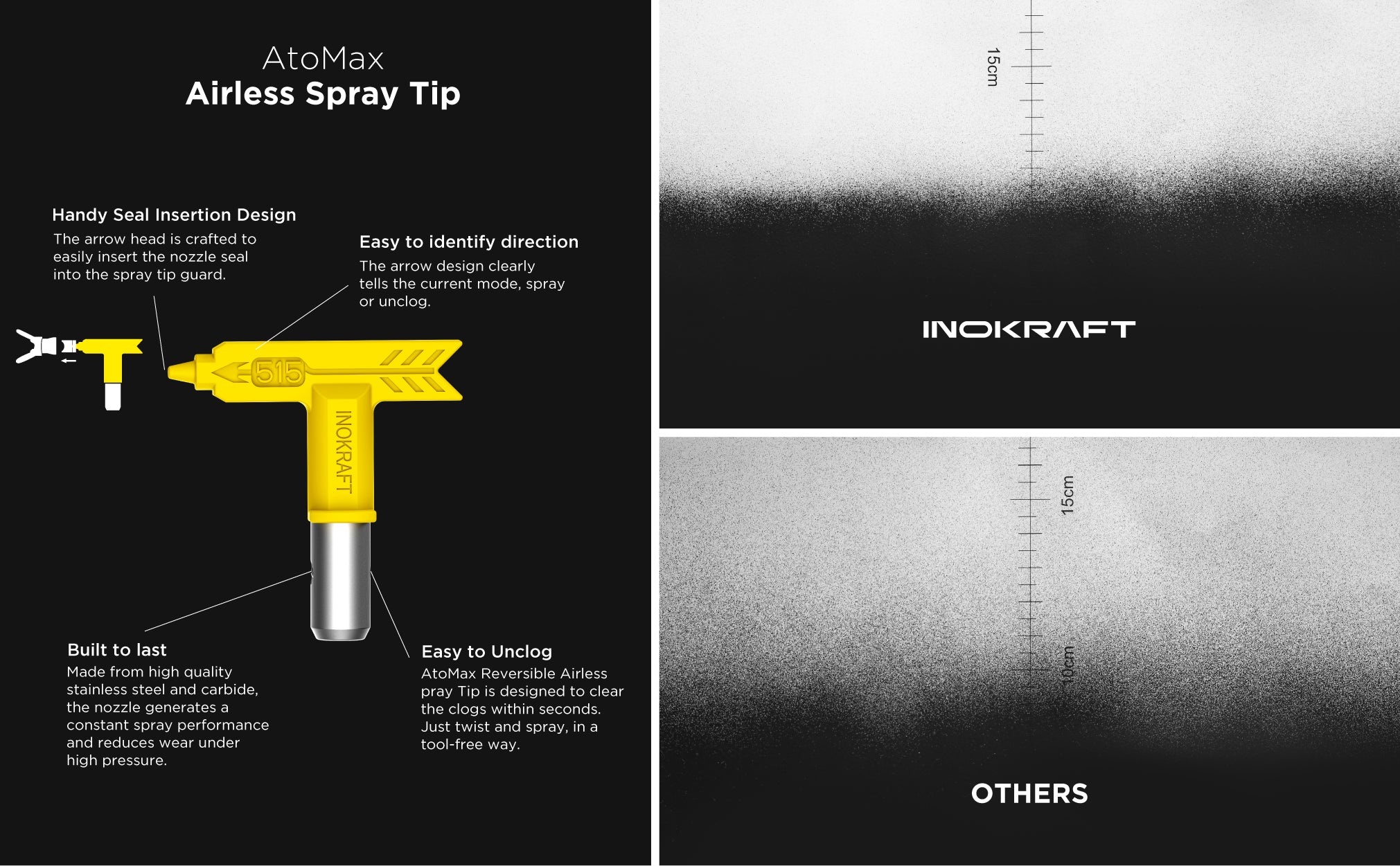 Professional-Quality Results with AtoMax Airless Spray Tip