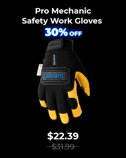 toolant Waterproof Winter Leather Work Glove Men, Thor Series