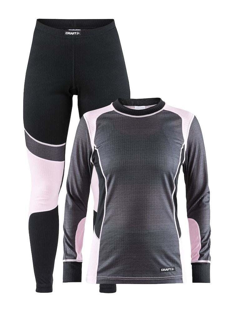 BASELAYER SET W DK GREY MELA XXL | Suomen Brodeeraus