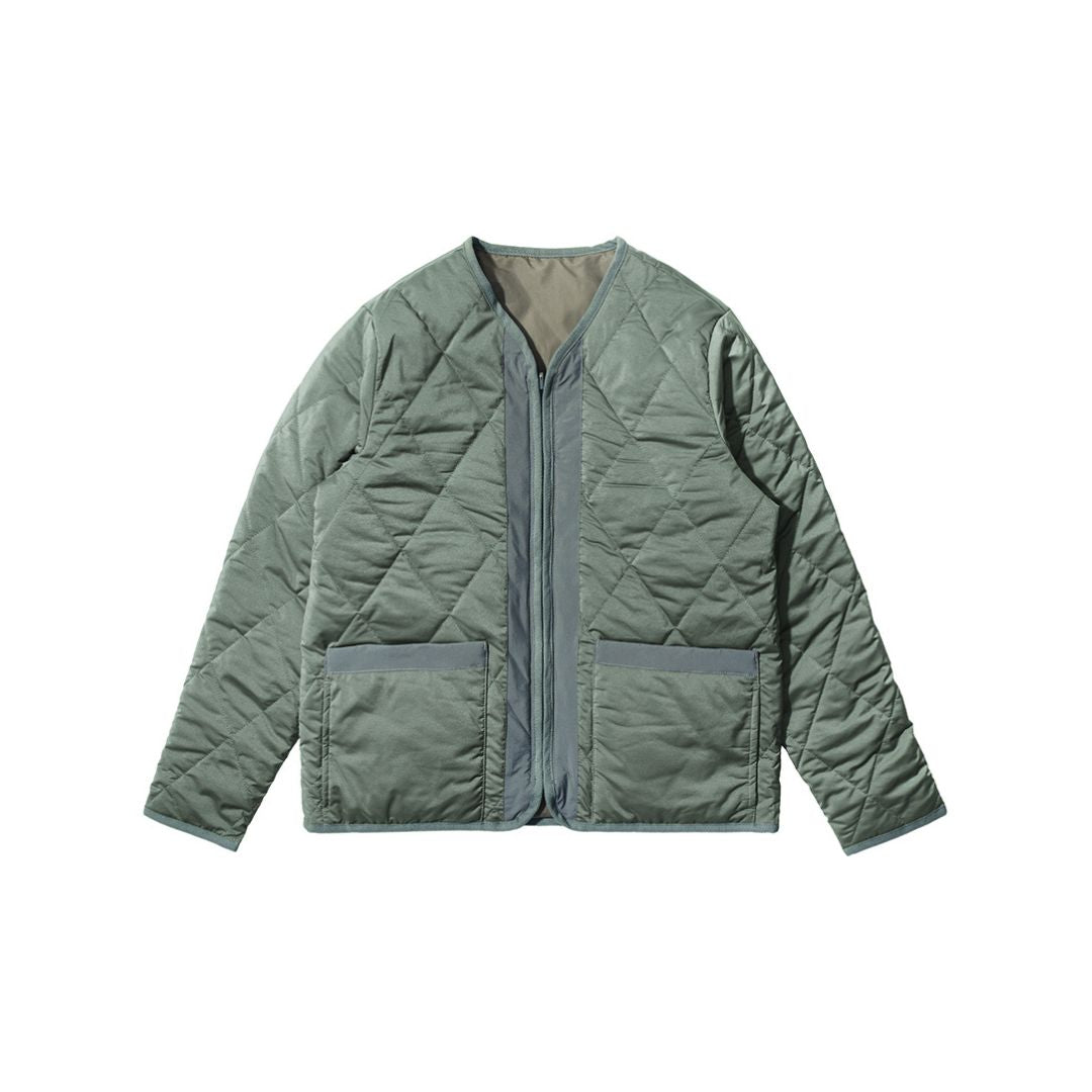 REVERSIBLE NO COLLAR QUILTING JACKET N1719 – NNine