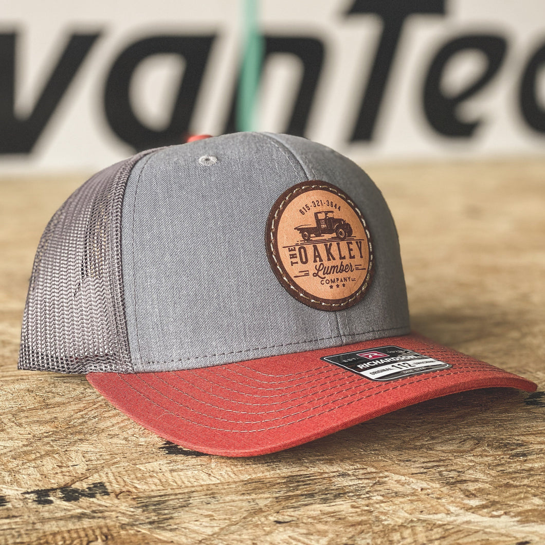 Heather Grey / Charcoal / Dark Orange Snapback – Oakley Lumber