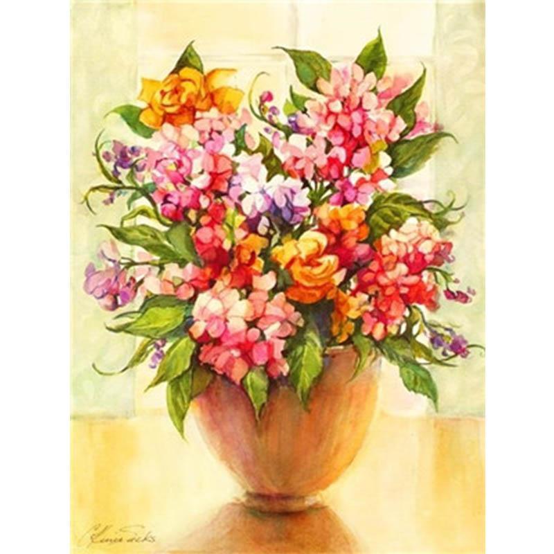 Paint by Numbers - Bouquet Red / Yellow