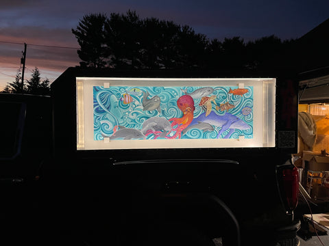 Art Truck lights working