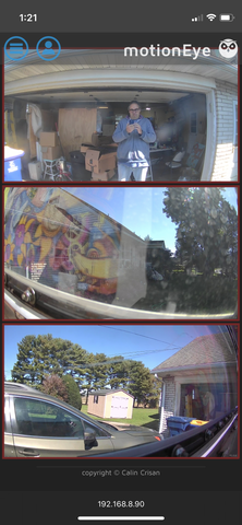 Art Truck Cameras working