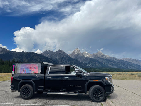 Art Truck at the Grand Tetons