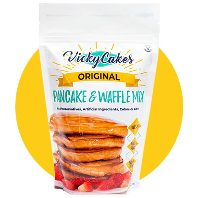 bag of dairy free original pancake mix