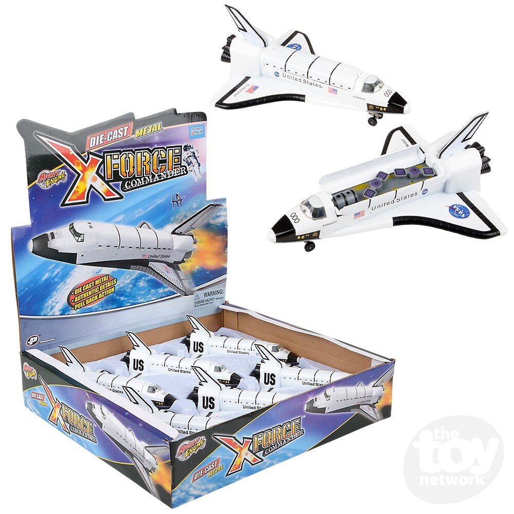 Diecast Pull Back Space Shuttle
