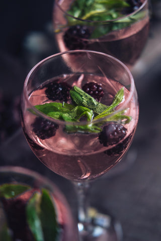 Blackberry mint julep