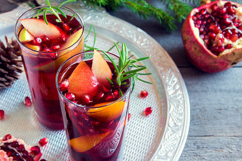 Mulled pomegranate wine