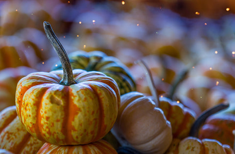 Hygge pumpkins halloween