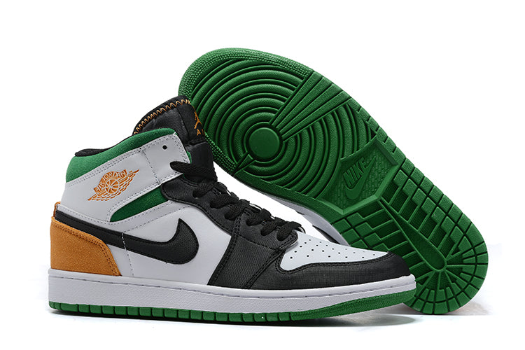 Air Jordan 1 White Green Yellow 36-45