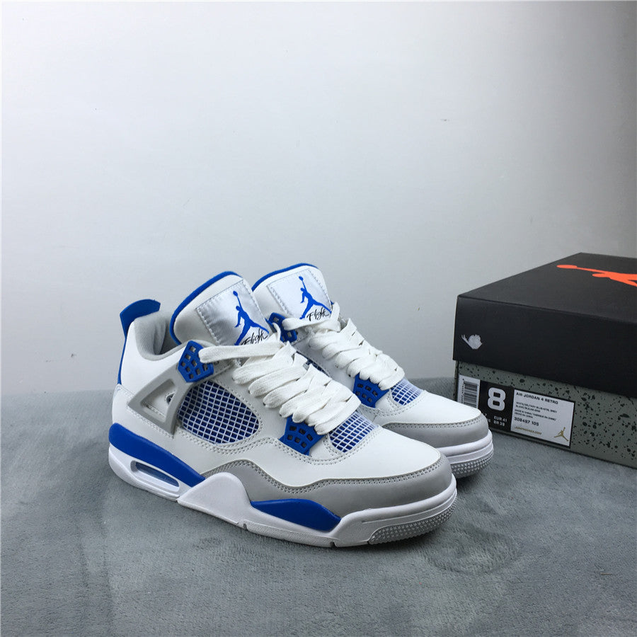 Air Jordan 4 Retro White Blue 308497 105 40-47