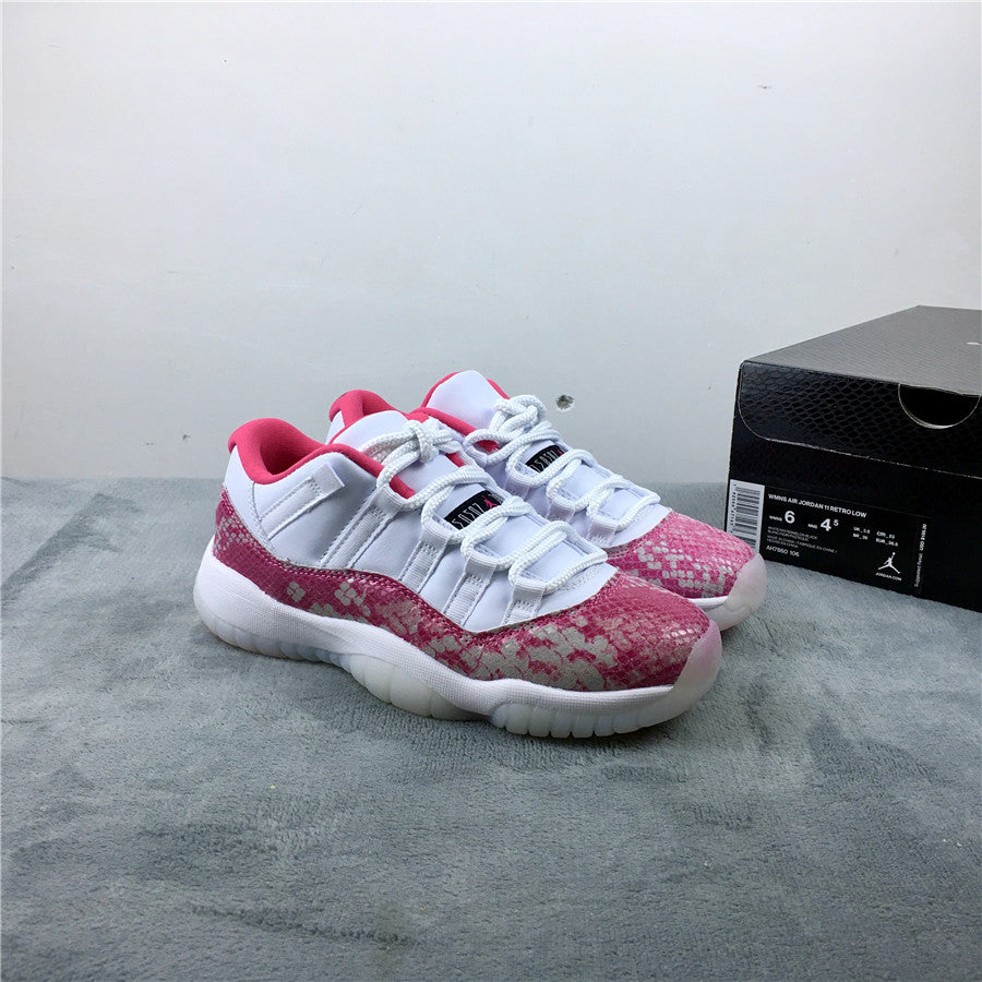 Air Jordan 11 Low Pink Snakeskin AH7860-106 36-43