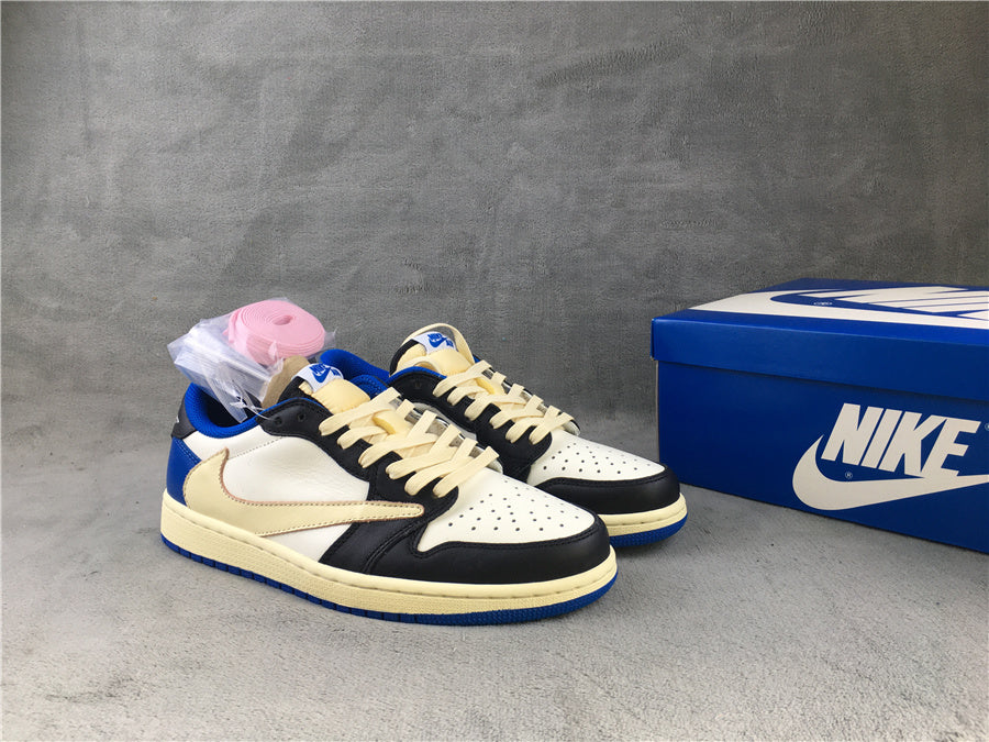 TRAVIS SCOTT 脳 FRAGMENT 脳 AIR JORDAN 1 LOW DM7866-140