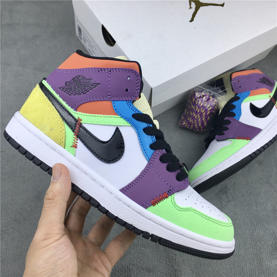 Air Jordan 1 Mid Multicolor CW1140-100