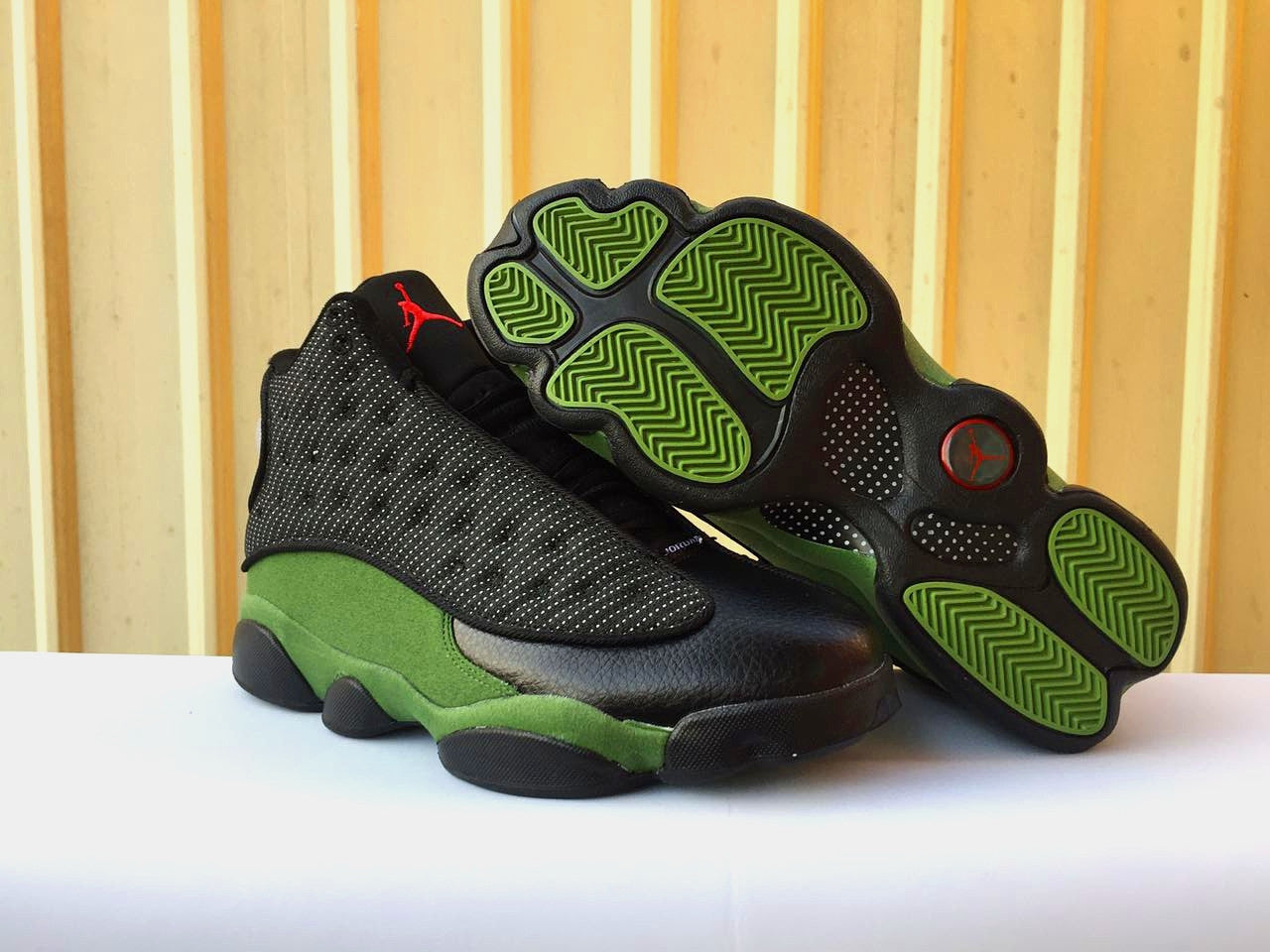 Air Jordan 13 Black Olive Green