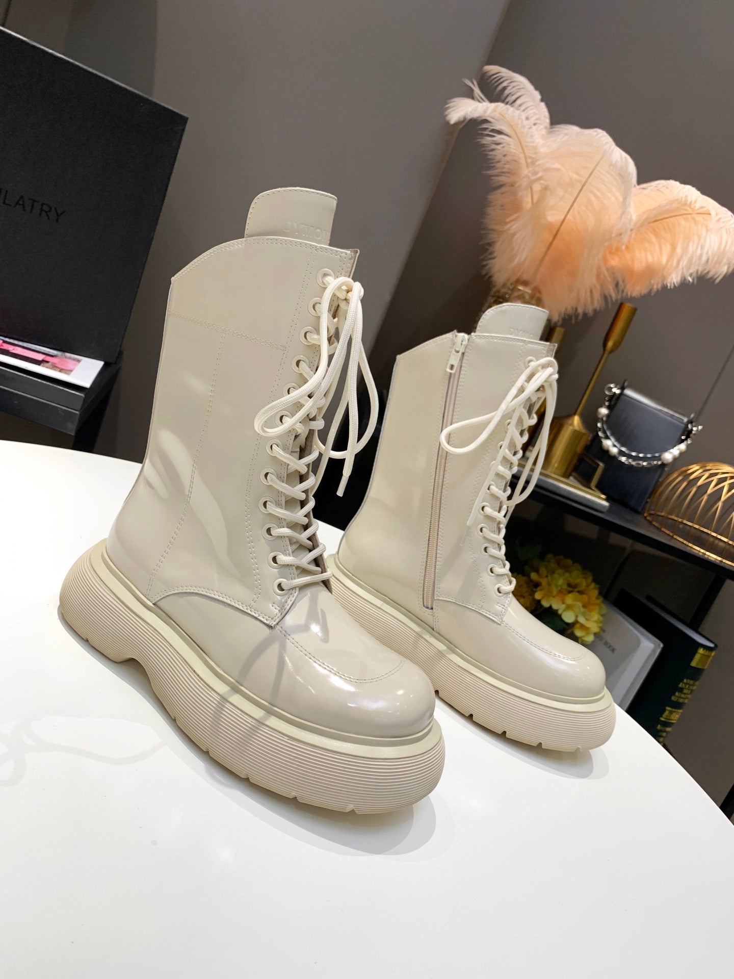 DYMALNOTPY Fashion Sneaker 02 Heel High 5.5CM Size 35-40