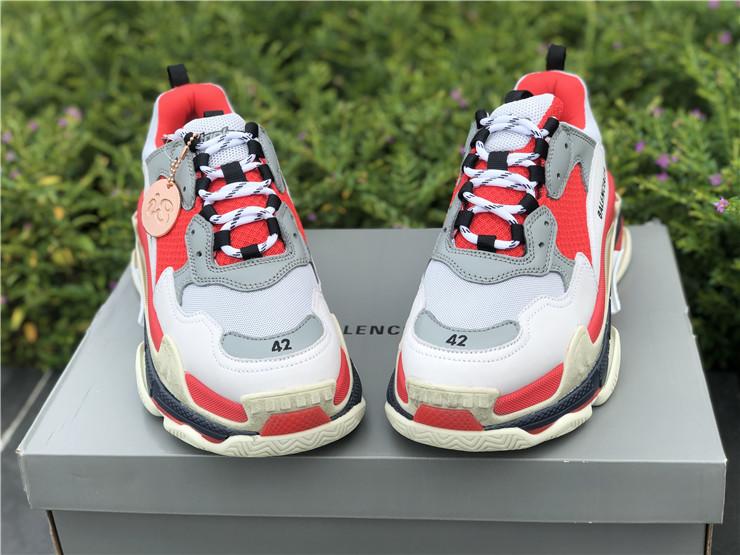 2019 Balenciaga Triple S Trainers White/Red