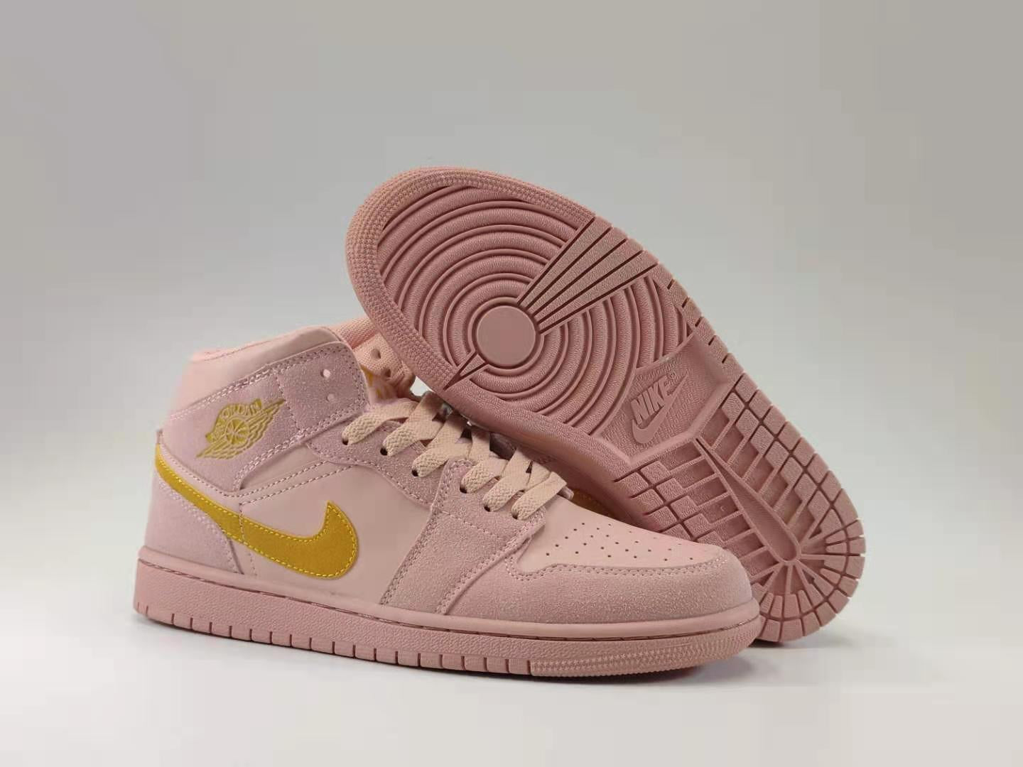 Air Jordan 1 Gold Pink 36-46