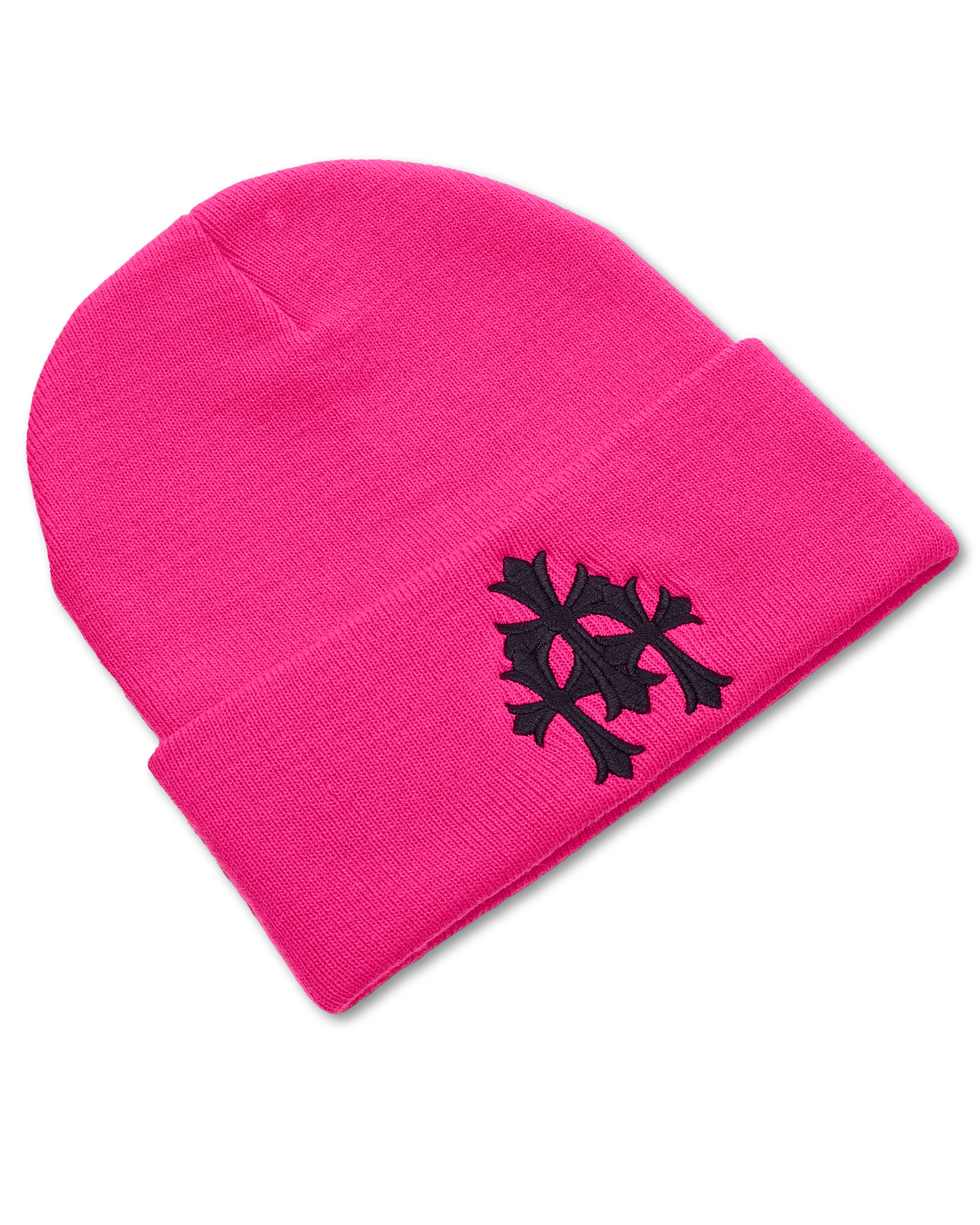 Chrome Hearts Triple Cross Beanie Pink