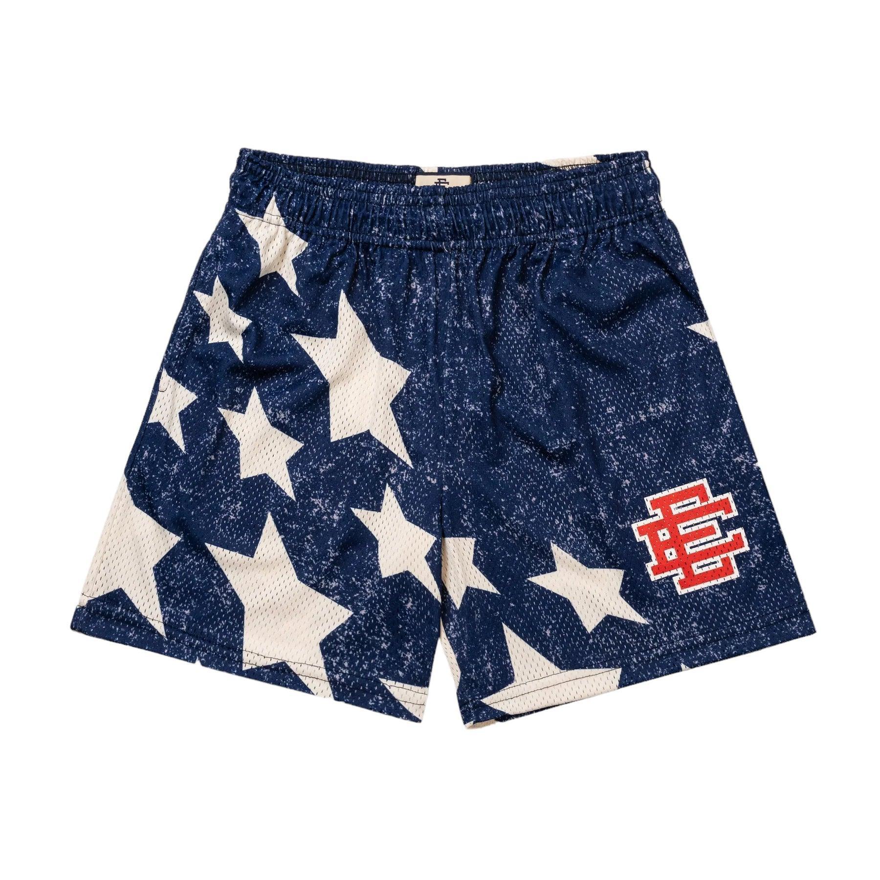 NTWRK - Eric Emanuel EE Basic Short Denim Stars USA