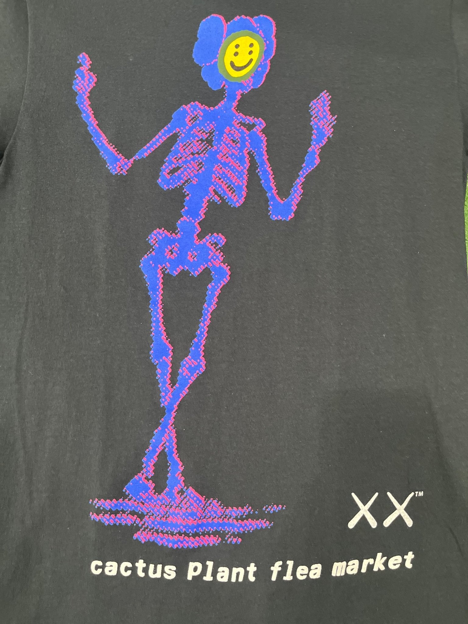 NTWRK - KAWS x Cactus Plant Flea Market T-shirt Black